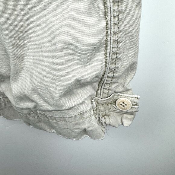 Y2K Abercrombie & Fitch  Khaki Ultra Low Rise  Prep Preppy Cargo Pants, Sz. 2 - Picture 8 of 16